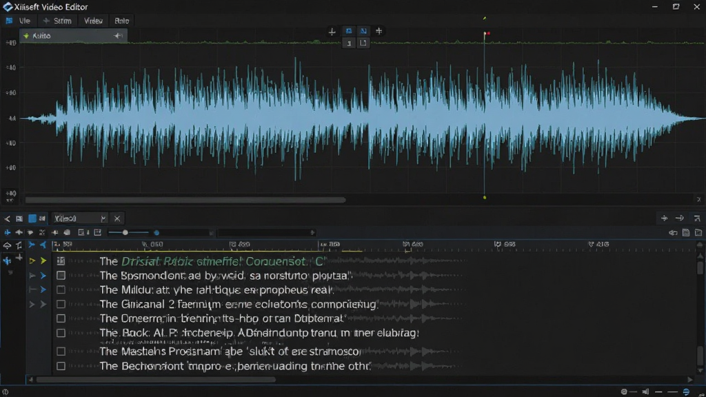��Xilisoft Video Editor����Ƶ���α༭����Ϊ���壬�·�����Ļ�༭������ʾ������Ļ�ı�������Ϊ���½ṹ������࣬ϸ�ڿ̻���������Ļ��ʽ�����ʸɾ����޶���Ԫ�ء�
