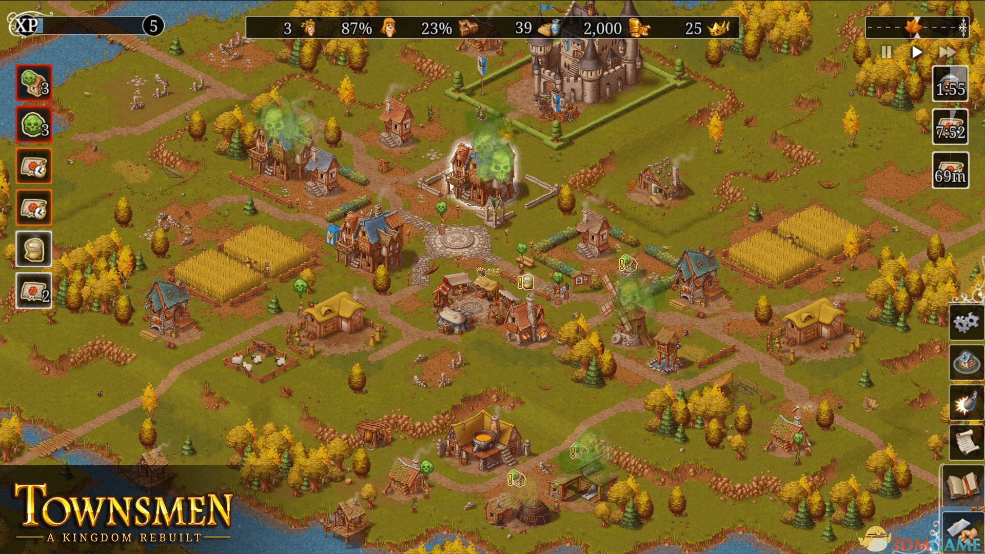 ��԰�ؽ��������°�(Townsmen - A Kingdom Rebuilt) �˿����� ס������ �����