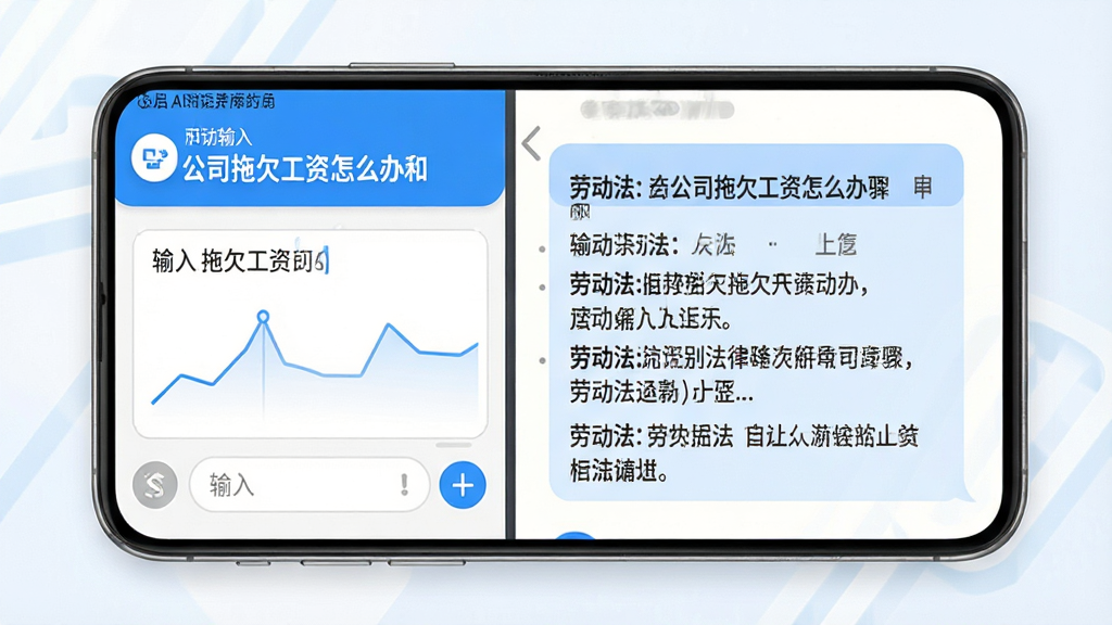 ���壺�Ի�����չʾ�û����롰��˾��Ƿ������ô�족��AI�ظ���������Ͳ��衣���֣��ֻ���Ļռ�ݻ������壬���Ϊ������Ҳ�Ϊ�ظ��������ݡ��Ű棺���½ṹ���ظ����ݷ����г���������¼�࣬������ɫ��ϸ�ڣ��ظ����������ɼ����������Ͷ������ؼ��ʡ����ʣ����壬����ɾ���
