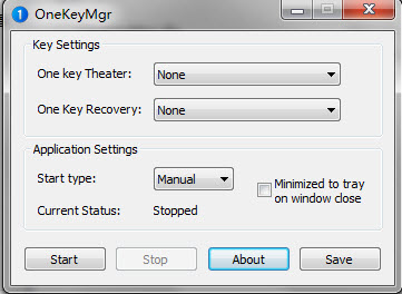 OneKeyMgrһ��������1.0.0.0 һ��ϵͳ�Ż�����