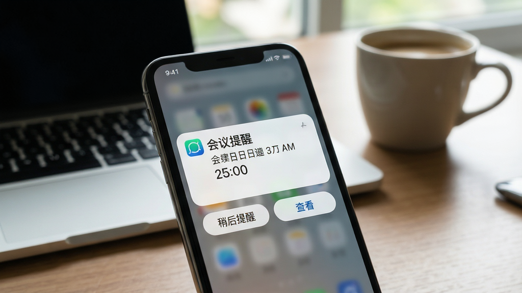 ���壺�����ճ�����APP���ֻ��ϵ�������֪ͨ��ʵ�������֣��ֻ���Ļ����������ʾ���������ѡ�������·��С��Ժ����ѡ��͡��鿴����ť���Ű棺�ֻ����ڰ칫���ϣ������бʼǱ����ԺͿ��ȱ�����������������Ȼ���ߡ�ϸ�ڣ�֪ͨ�������Ӧ��ͼ����ճ̱��⣬ʱ����ʾ���������ʣ���ʵ��ǿ���ɾ����޶���Ԫ�ء�