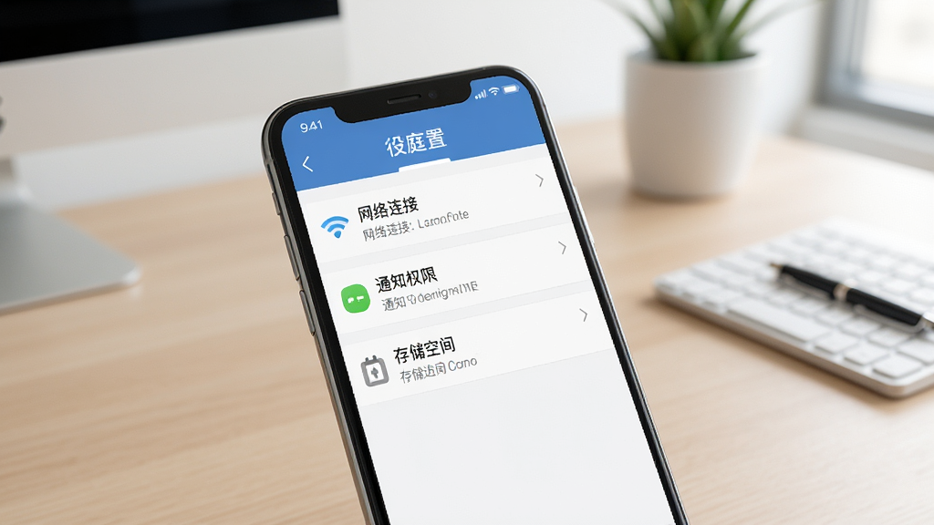 չʾ��ͥ���������ֻ��ϵ����ý��棬�����������ӡ�֪ͨȨ�ޡ��洢�ռ�ѡ�����Ϊ��Լ�칫�����ֻ���Ļ������ʾ�˵������ɾ����������ʸ��壬�޶���Ԫ��