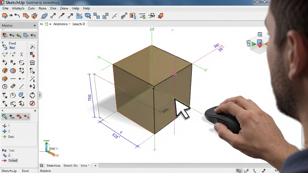 ���壺���ʦʹ�������SketchUp�����ж�һ����������������������γ����巽�飻���֣�����Ϊ�����ӿڣ�ָ���Ϊ����ͼ�ꣻ�Ű棺�����࣬ͻ���������̣����дʵ������ͼ�������������ϸ�ڣ���ʾ�ߴ��ע�͸����ߣ�ɫ�����������ʣ����壬�ɾ��޶���Ԫ��