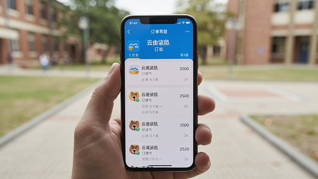 һ���ƴ���APP���ֻ����������е�ʵ��ͼ������Ϊһ���������е������ֻ�����Ļ������ʾ�ƴ���Ķ����б�ҳ�棬���ֲ���������Ϣ�������Ϊдʵ��Ӱ��񣬱���Ϊģ����У԰��ֵ�������ϸ�ڰ���״̬��ʱ�������ͼ�꣬���������ɾ����޶���Ԫ��