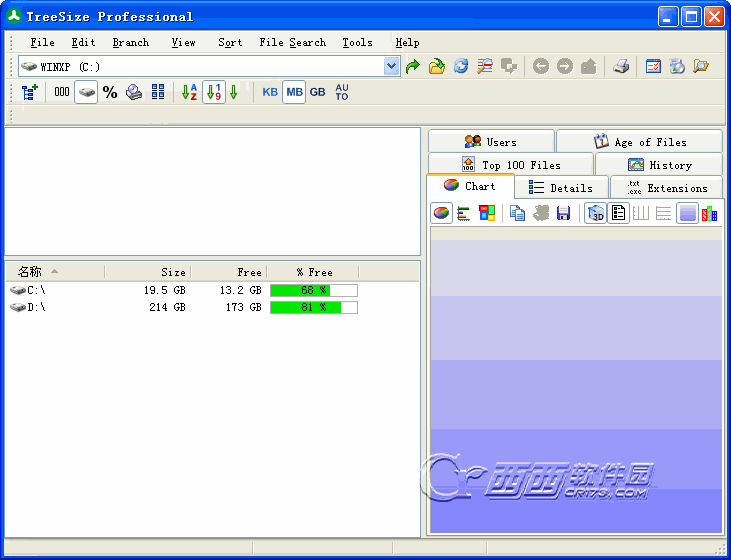 TreeSize Free4.7.3 ��Ѵ��̿ռ��������