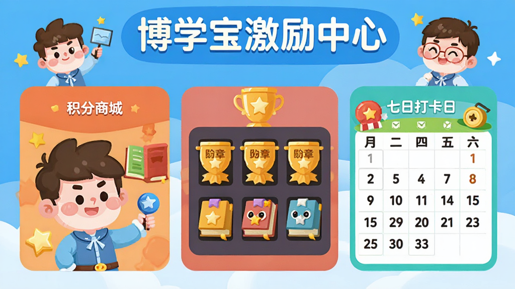 ��ѧ��ѧϰ����ҳ�棬չʾ�����̳ǡ�ѫ��ǽ�����մ�����������ɫ�������������п�ͨ���Ľ�ɫ���󣬶�����ʾ����ѧ���������ġ���������ƽ���廭��񣬸߷ֱ��ʣ��ɾ��޶���Ԫ��