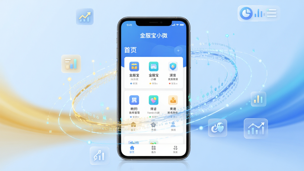 ���壺�����С΢APP���ֻ���Ļ��չʾ����Χ������ӯ�ĿƼ�����������ͼ�ꡣ���֣��ֻ�������У����·ֱ����ף������н�ɫ����ɫ�����Ч���Ű棺�����ͼչʾ����ҳ������ģ�飬ͼ������������ִ�����Ƽ��У������ɾ���ǳ��ɫ���䡣ϸ�ڣ���������Ч���������ʽ��������Ļ����ʾ�������С΢�����������ʣ�������Ⱦ���ɾ����޶���Ԫ�ء�