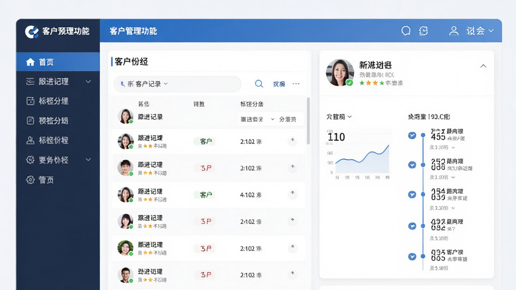 ��ӯ�ͻ���������Ԥ��ͼ������չʾ�ͻ��б��ͱ�ǩ���飬���Ϊ���ܵ��������Ҳ�Ϊ�ͻ����鿨Ƭ������������¼��ʱ���ߣ������������ɫ���ף�����������ϸ�ڵ�λ�����ʸɾ���