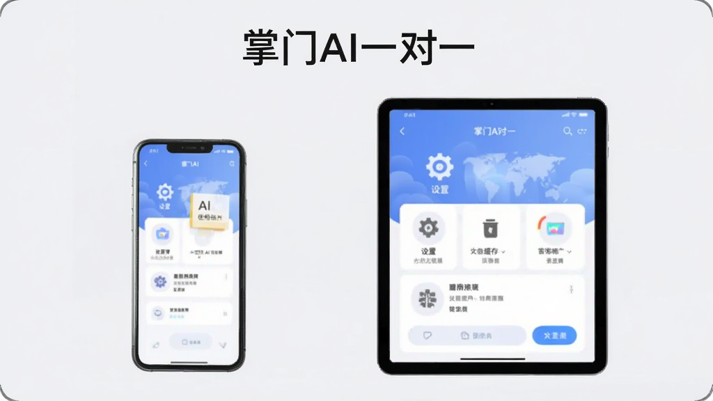 ��������Ϊ������AIһ��һ��ʹ��ָ�ϲ�ͼ��չʾ�ֻ���ƽ���豸ͬʱ��ʾAPP���棬����Ϊǳ��ɫ������࣬�������ҶԳƣ�ϸ�ڰ��������á��������桱��ͼ�꣬���ʸ��壬�ɾ��޶���Ԫ�ء�