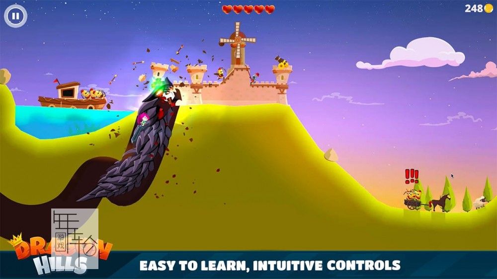 ��֮�����İ�����(Dragon Hills)��Ϸ��ͼ���淨����