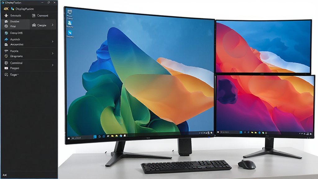 ���壺DisplayFusion����������������泡�������֣���๦�ܲ˵����Ҳ����ʾ��Ԥ�����棬�Ű棺�������࣬����ִ��Ƽ��У�ϸ�ڣ���Ļ��չʾ���Ų�ͬ��ֽ�������������ʣ�4K���壬�ɾ����޶���Ԫ��