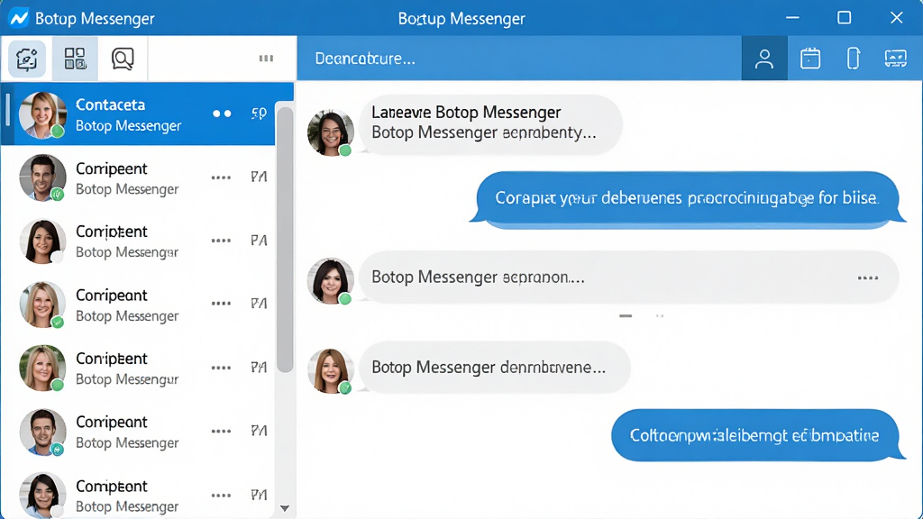 һ��չʾBopup Messenger�����촰�ڵĽ����ͼ�����Ϊ��ϵ���б����Ҳ�Ϊ�Ի��������������ִ���ɫ��������Ϊ�������ڱ�������ʾ��Bopup Messenger������������������ϸ�ڷḻ�����ʸɾ����޶���Ԫ��