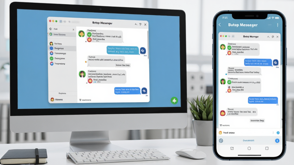һ��չʾBopup Messenger�ڵ��Ժ��ֻ�ͬʱ���еĳ���ͼ����������Ļ��ʾ���촰�ڣ��Ҳ��ֻ���Ļ��ʾ��ͬ���棬����Ϊ�칫���棬������������ϸ�ڷḻ�����ʸɾ����޶���Ԫ��