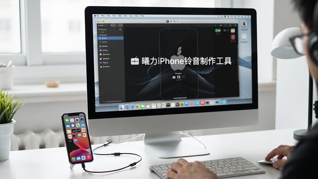 ��ʾ�û��ڵ�����ʹ������iPhone����������������iPhone��ʵ�ĳ�����������Ļ��ʾ�������棬�ֻ������Աߣ�ͨ�����������ӣ�����������ͻ���������ơ�����iPhone�����������ߡ������ʸɾ����޶������