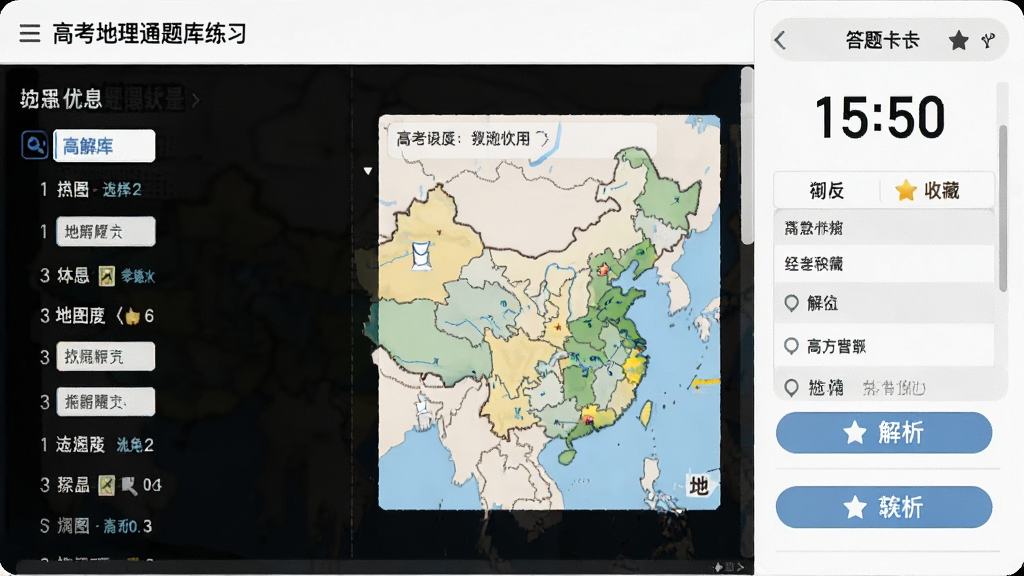 �߿�����ͨ�����ϰ���棬��ʾѡ�������ͼ�⣬�Ҳ��д��⿨�뵹��ʱ�������ˬ���Ű������ϸ�ڰ���������ť���ղع��ܣ����ʸ��壬�ɾ��޶���Ԫ��