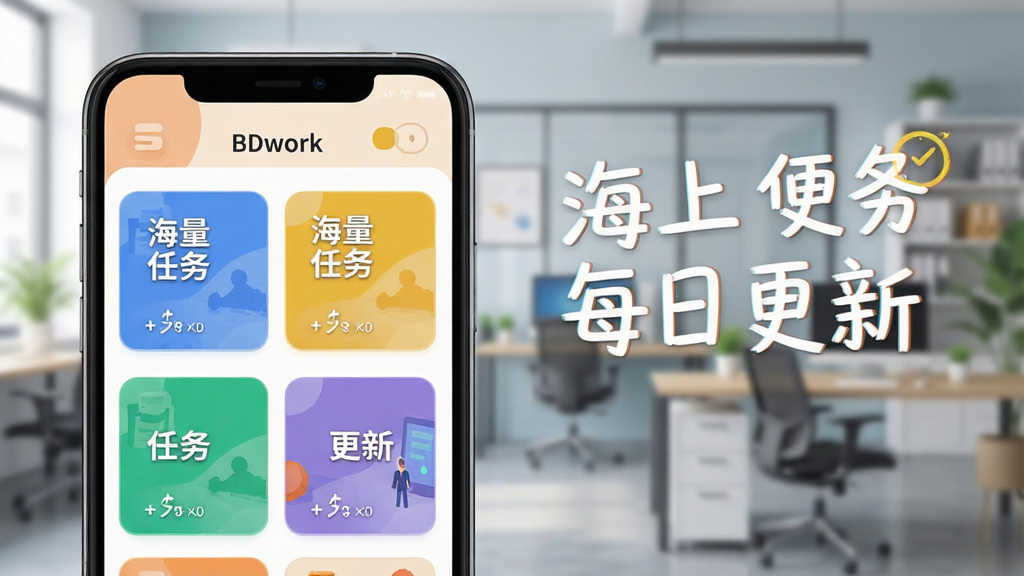 BDworkӦ����������������ͼ��ǰ��Ϊ�ֻ���Ļչʾ��������Ƭ��������ģ���İ칫������������ñ�ƽ����ƣ�ɫ�����죬ͻ�������������롰ÿ�ո��¡����������ֹ��������ʸɾ����޶���Ԫ��