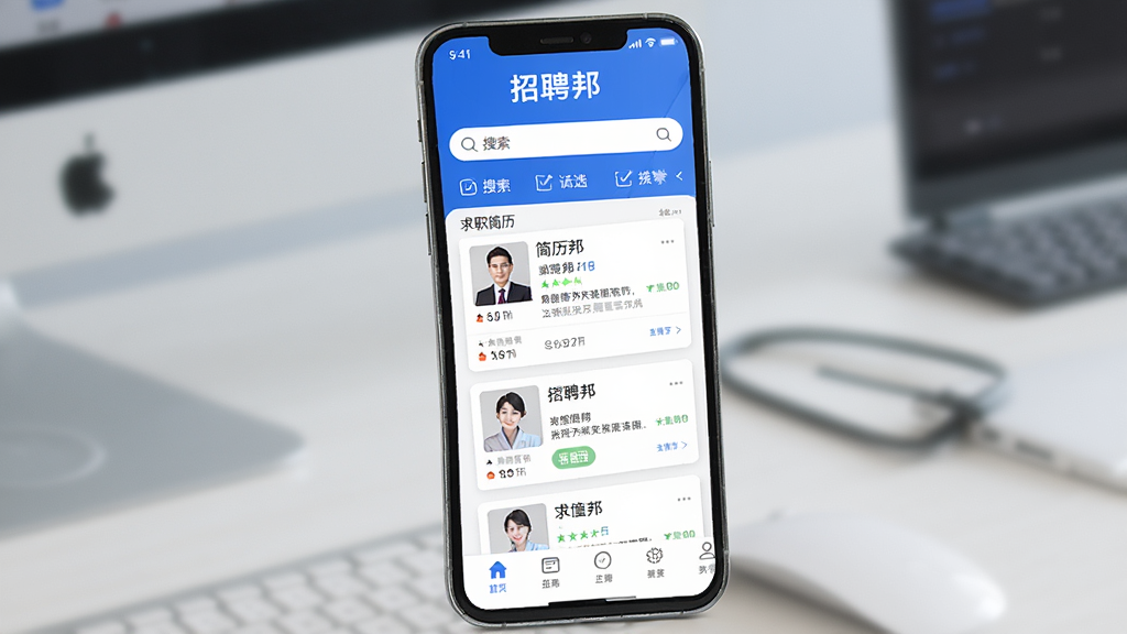 ��Ƹ��APP������չʾ���ֻ���Ļ��������ʾ