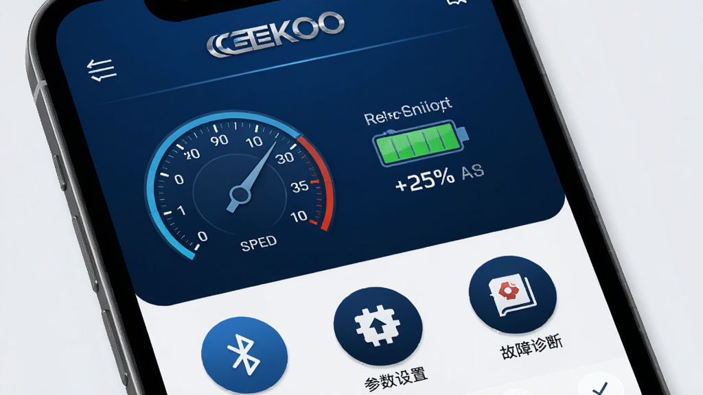 GEKOO�ǿ�����������չʾ��һ�װ���ֻ��ϵ����ܿ���������APP������������ɫ�Ƽ���Ϊ����������ʾ��GEKOO��Ʒ��Logo���в�Ϊʵʱ�ٶȱ������ص����ٷֱȣ��·������������ӡ��������á�������ϵ�Բ��ͼ�꣬����Ϊ�ɾ�����ǳ��ɫ�����岼������������ִ������ʸ��壬�ɾ��޶���Ԫ��