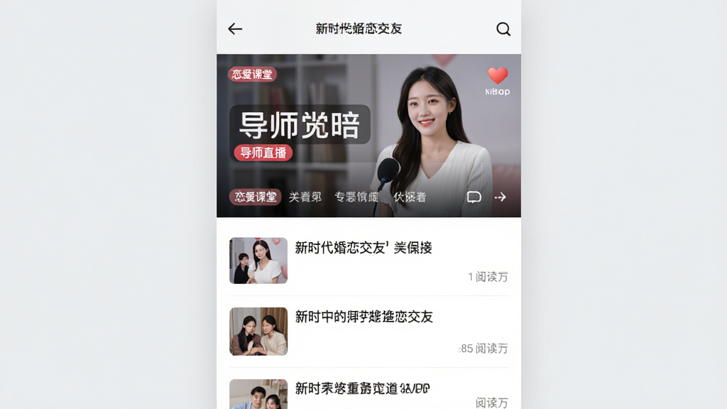��������Ϊ����ʱ���������ѡ�APP���ѧԺҳ�棬����Ϊ��ʦֱ������ͼ���·�Ϊ�����б���ÿƪ���б�����Ķ���������Ϊǳ��ɫ�������������У�����Լ��ϸ�ڰ������������á���ǩ�����ʸ��壬�ɾ��޶���Ԫ��