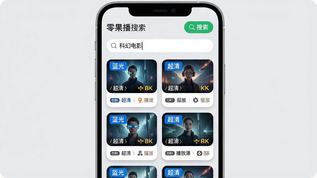 ���壺������������棬�����������롰�ƻõ�Ӱ�����·�չʾ����״��������б���ÿ�������Ƭ�ϸ��������ȱ�ǩ�������⡢���壩�Ͳ���Դ��ʶ�����֣��ֻ���Ļ���У������ƽ����ƣ���Ƭʽ���֣�����Ϊǳ��ɫ����������ɫ������ť���Ű棺��Ļ��ֱ���ã����������2������չʾ����ƬԲ����ƣ���Ӱ��΢����񣺼���ִ���ɫ�����죬ϸ�ڷḻ�����ʣ�4K���壬�ɾ����޶���Ԫ�ء�