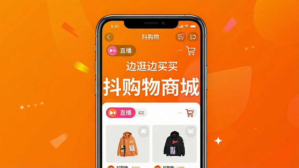 �������̳����Ӿ�ͼ��չʾ�ֻ���Ļ�е��̳ǽ��棬��Ļ�ڳ�����Ʒ�ٲ�����ֱ����ں͹��ﳵͼ�꣬����Ϊ�����ĳ�ɫ���䣬�������ִ������ã�ͻ�����߹���򡱵���Ȥ����Ļ������ʾ���������̳ǡ������������������ɾ����޶���Ԫ��