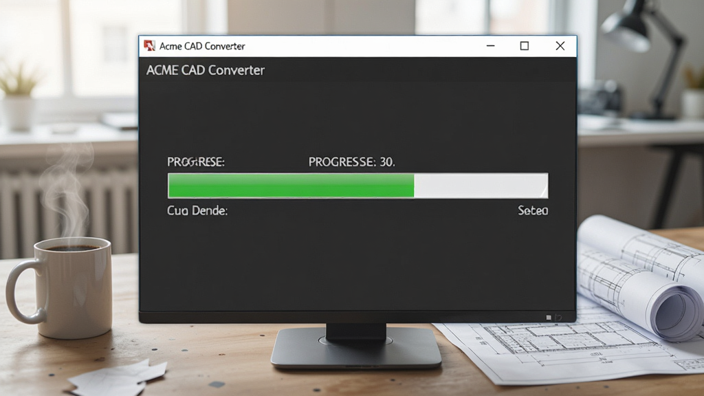 Acme CAD Converter ����������Windows�����ϣ���ʾת��������������Ϊ����̨���Ա��п��ȱ���ͼֽ��������дʵ��������ͣ������������޶���Ԫ��