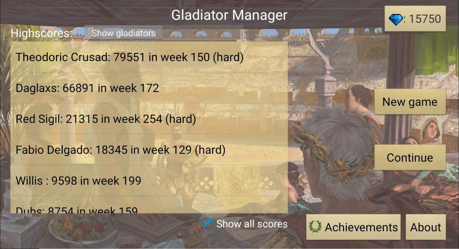 �Ƕ�ʿ����Gladiator Manager3.16.0b ģ�⾭Ӫ�Ƕ�ʿ