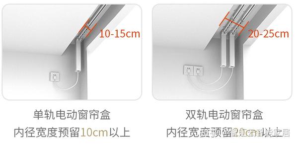MOVAhome智能窗帘电机安装效果