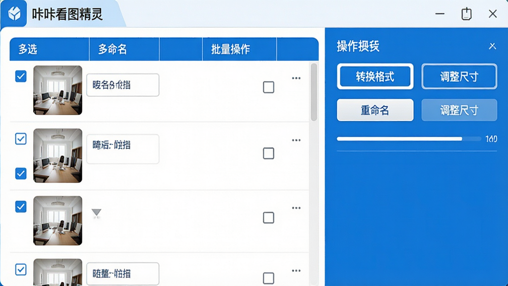 ���壺���ǿ�ͼ����������������棬���Ϊ��ѡͼƬ�б����Ҳ�Ϊ������壬����������������ת����ʽ���������ߴ硱��ť�����֣����ҷ������Ű棺������������ť��Ŀ����������Լ��������ɫ��ϸ�ڣ�ͼƬ�б��й�ѡ�򣬲�������н����������ʣ������������ɾ����޶���Ԫ�ء�