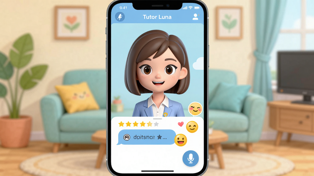 ��������ΪTutor LunaӦ�ý��棬������ʾAI������̿�ͨ���󣬱���Ϊ��ܰ�Ŀ��������������·��жԻ����ݺ���˷簴ť���������ƽ���£�ɫ��������ͣ�ϸ�ڰ��������������Ǻ͹������飬���ʸ���ɾ����޶���Ԫ��