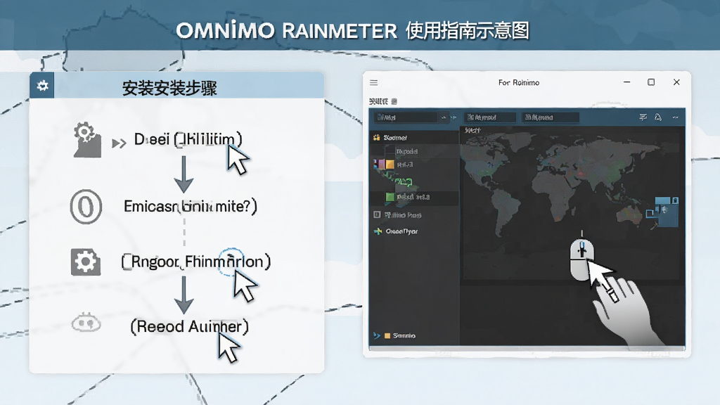 Omnimo for Rainmeter ʹ��ָ��ʾ��ͼ��չʾ��װ��������ý��棬�������������ʾ�⣬��������������࣬���廭�ʣ��ɾ��޶���Ԫ��