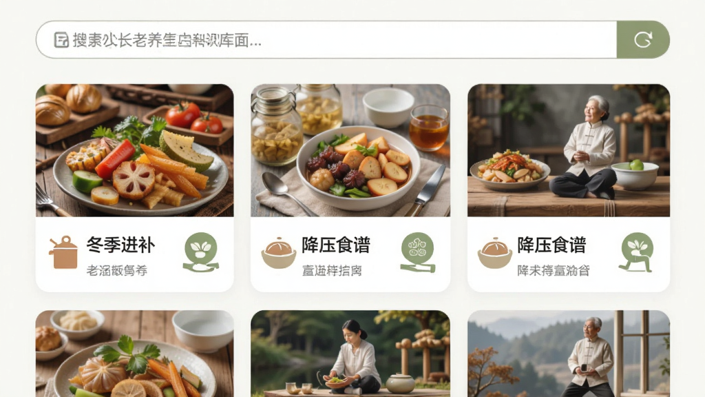 ������������֪ʶ��ҳ�棬�Ϸ������������·���ͼ�Ŀ�Ƭ�б�����Ƭ���С���������������ѹʳ�ס��ȱ��⣬����ʳ����˶�ͼ�꣬�Ű����룬������Ȼ��񣬻��ʸɾ�
