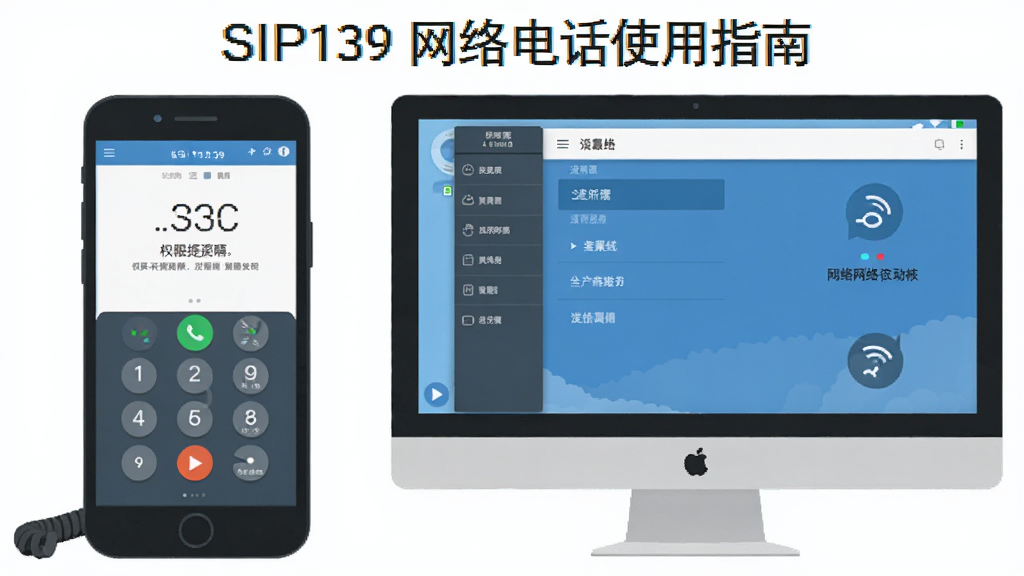 չʾSIP139����绰ʹ��ָ�ϵ�˵��ͼ������Ϊ�ֻ��͵��Բ��ţ���Ļ��ʾ���Ž��������ò˵����������ҷֲ�������ƽ����ϸ�ڰ���Ȩ�����Ѻ������л�ͼ�꣬���ʸɾ��������޶���Ԫ��