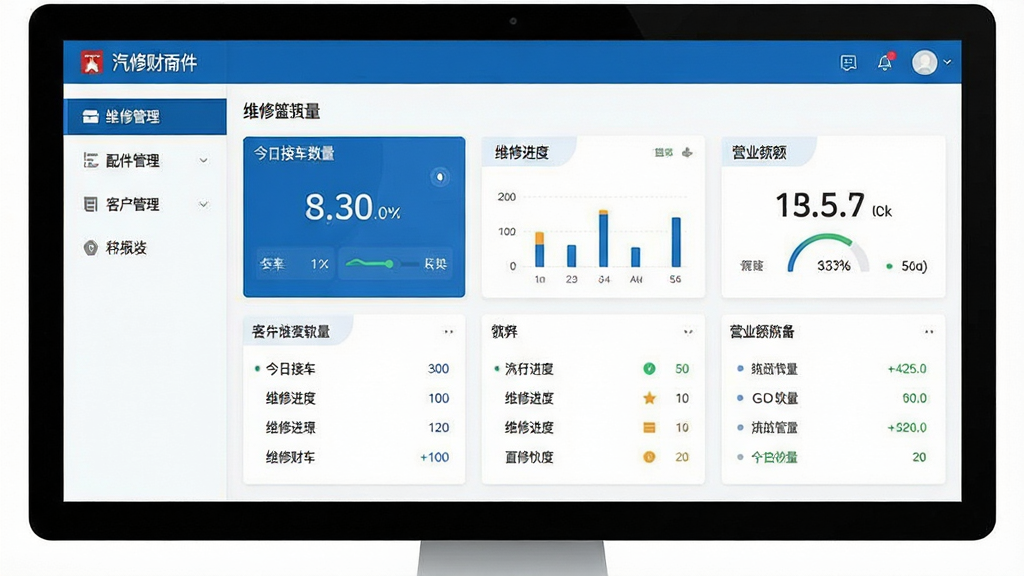 һ��չʾ���޲��������ڵ��������е��������ͼ�����沼�����������˵�����ʾά�޹���������������ͻ�������ģ�飬����������ʾ���սӳ�������ά�޽��ȡ�Ӫҵ���ͳ�ƿ��壬������Ϊ��������ɫ����������󷽣�ϸ�����������ʸɾ����޶���Ԫ��
