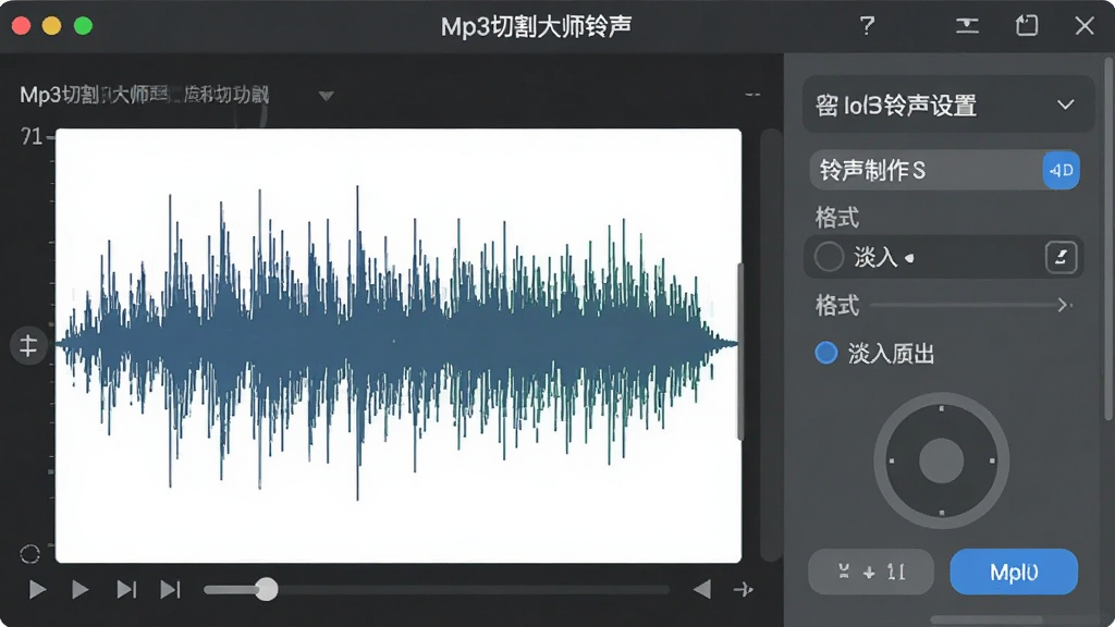 չʾMp3�и��ʦ�����������ܵĽ��棬���Ϊ��Ƶ���Σ��Ҳ�Ϊ����������壬������ʽѡ�񡢵��뵭��ѡ�����������ۣ������������޶���Ԫ��