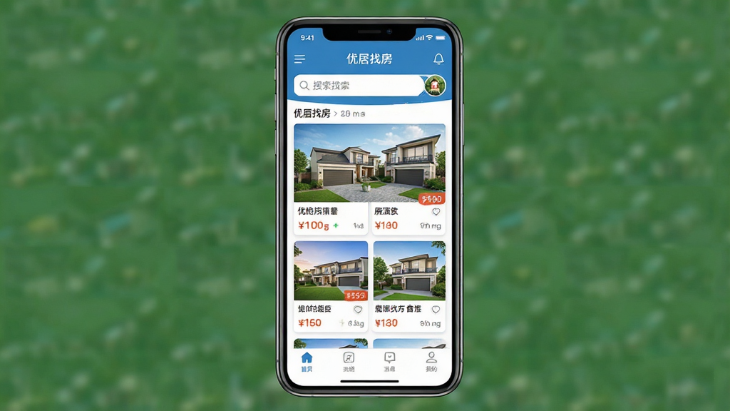 һ��չʾ�ž��ҷ�APP����ȫò��ͼƬ������Ϊ�����ֻ���Ļ����Ļ��������ʾ