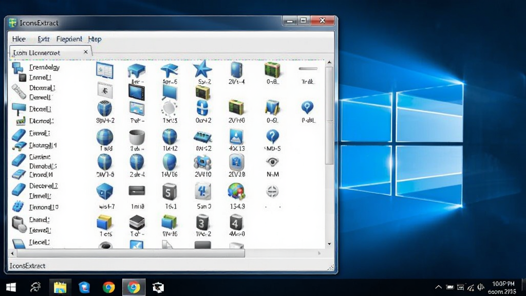 IconsExtract��Windows���������еĽ�ͼ������������ͼ���б��ɼ��������ʵ�����ֺ�����ϸ�ڷḻ�����ʸɾ�