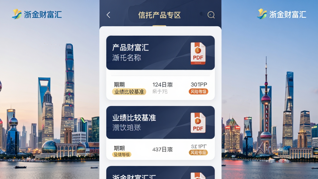 ��������Ϊ���Ƹ���APP�ġ����в�Ʒר�������棬����Ϊ�������������ڵرꡣ���ֲ��ÿ�Ƭʽ�б���ÿ����Ʒ��Ƭչʾ���ơ����ޡ�ҵ���Ƚϻ�׼���Ű�������£�������������ϸ�ڰ�����Ʒ����ҳ��PDF�ļ�ͼ�ꡢ���յȼ���ǩ���Լ������Ƹ��㡱Ʒ�Ʊ�ʶ�����ʸ��壬�ɾ��޶���Ԫ�أ�������߶ˡ����������������顣