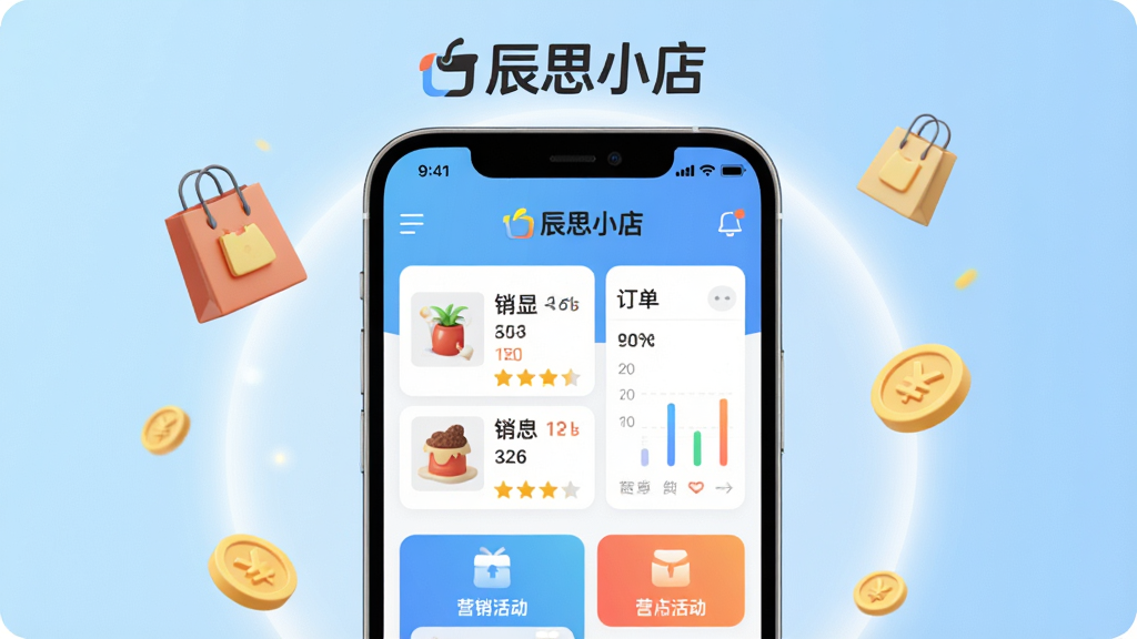 ���壺һ�������ֻ���Ļչʾ��˼С��APP�����棬�������е�����Ʒ�б�������ͳ��ͼ����Ӫ������ͼ�꣬��Ļ�Ϸ���ʾ����˼С�ꡱƷ��logo�����֣��ֻ����У���Ļ���������ɼ�����Χ����͵Ĺ��κ�Ư���Ĺ��������ҵ�СԪ�أ�����Ϊǳ��ɫ���䡣�Ű棺�ֻ�����ռ����60%�����ֱ�ʶ����˼С�ꡱ�����ֻ��Ϸ������幹ͼƽ�⡣����ִ���ƽ�������΢3D�ʸУ�ɫ���������£����ϵ��̹������ԡ�ϸ�ڣ���Ʒ����ͼ���������֡������Ǽ��������ɱ棬����Ԫ���������롣���ʣ�4K���壬�ɾ����޶���Ԫ�ء�