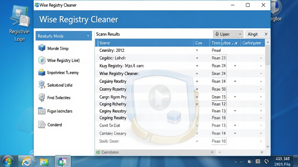 Wise Registry Cleaner ������Ԥ��ͼ��һ��ע�������������������Ƽ���ִ�����๦���б��������Ҳ���ʾɨ�����б�������ɫ��Ϊ��ɫ�Ͱ�ɫ���������ơ�Wise Registry Cleaner����ʾ�ڴ������Ͻǣ�����Ϊ�ɾ������滷��������������ϸ�ڷḻ���޶���Ԫ��
