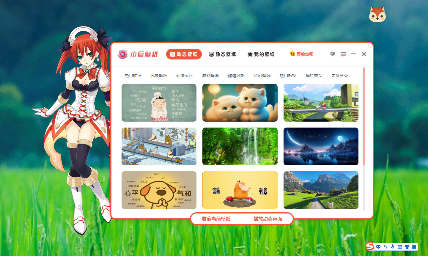 小启壁纸 安卓版 壁纸分类界面