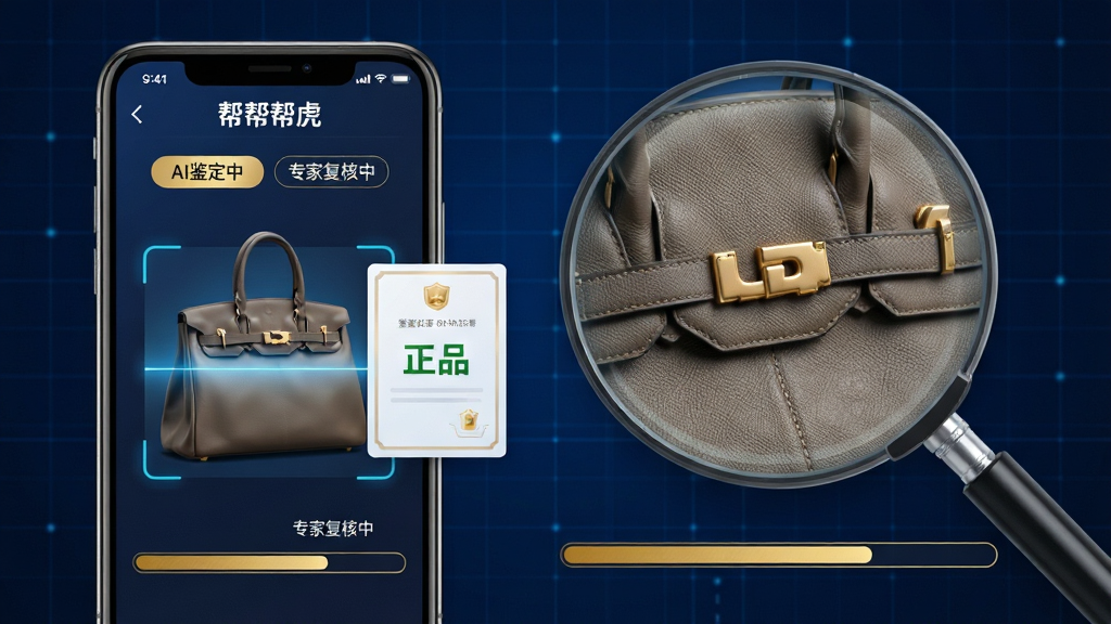 ���壺��ﻢAPP�ļ������ܽ��棬չʾһ�������ְ����ڱ�ɨ�衣���֣����Ϊ�ֻ����棬�Ҳ�Ϊ�Ŵ��µİ���ϸ�ڣ��ײ��м������������Ű棺������ʾ��AI�����С��͡�ר�Ҹ����С�����״̬��ǩ��������Ϊ��ɫ����񣺿Ƽ�����רҵ�н�ϣ�����Ϊ����ɫ�Ƽ�������ϸ�ڣ�������������������֤����ʽ�Ŀ�Ƭ������д�С���Ʒ������������ɾ��޶���Ԫ�ء����ʣ����廭�ʣ���ӰЧ�����棬ɫ�ʱ�����