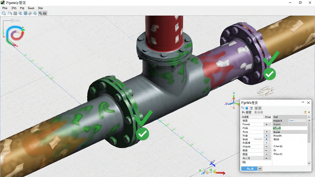 PipeWiz�������������ڱ༭��3D�ܵ�ģ����д���ܵ��Բ�ͬ��ɫ���ֽ������ͣ��ܼ����Ӵ���ʾ��ɫ�Թ���ʾ������Ч������Ϊǳ��ɫ�����������������·������Ե���������������Ⱦ���дʵ�������������޶���Ԫ��