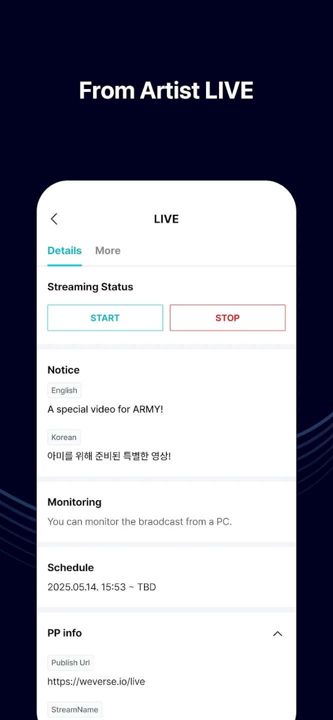 Weverse Backstage1.0.4 ��˿��������