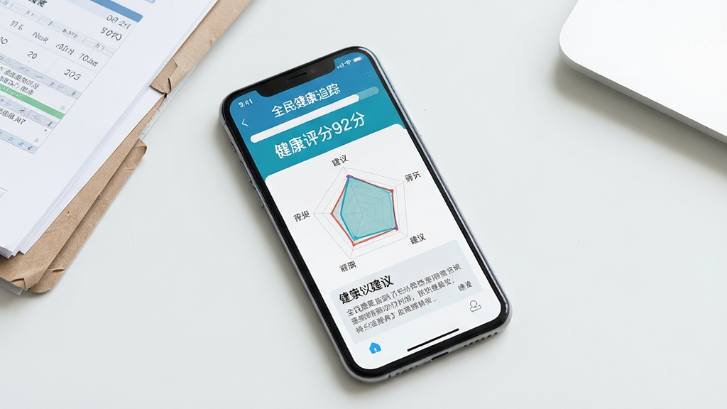 ��������Ϊ�ֻ���Ļչʾ��ȫ�񽡿�׷�١���������������ҳ�棬��������״�ͼ�����ֽ��飬�Ϸ��С���������92�֡��������ֻ������ڰ칫���ļ��ԣ�����Ϊ�����ӽǣ��������ࣻ���Ϊ���񼫼�磬ɫ�������������������������ʸɾ����޶���Ԫ�ء�