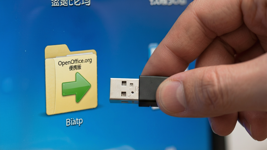 ��д��ͷ��һֻ�ֽ����С�OpenOffice.org��Я�桱���ļ��д�U����ק���������棬�ļ���ͼ�������ɫ��ͷ��ʶ�������黯��ͻ���ļ����ƹ��̣����������ɾ������дʵ��ǿ�����谲װ����ʹ�õı���ԣ����ʸ��壬�޶���Ԫ��