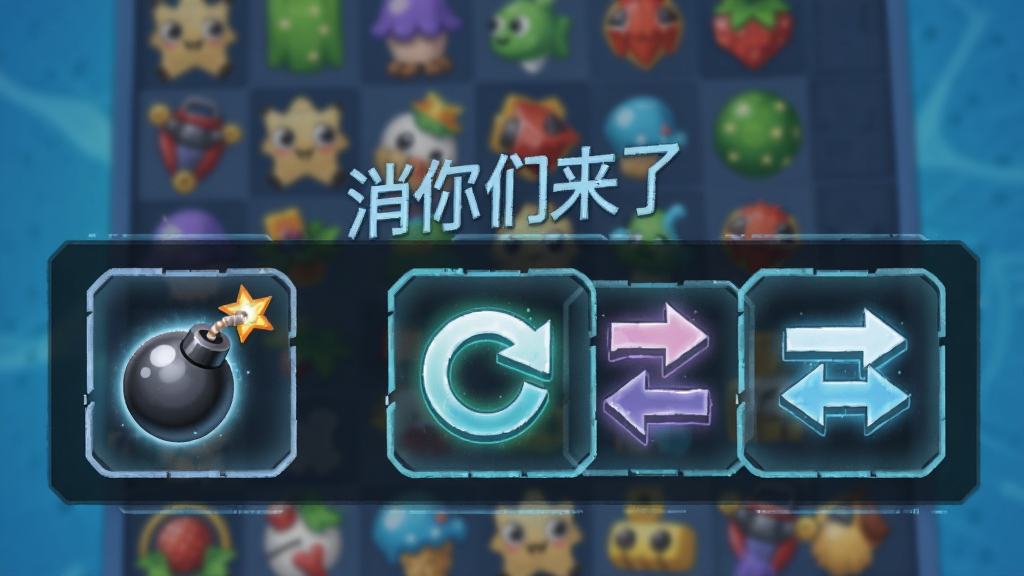 ��д�����������ˡ���Ϸ������������ը����ˢ�¡�������ͼ�꣬ÿ�����߶��з���Ч��������Ϊģ�����������̣��������룬���Ƽ��У�ϸ�����������ʸɾ�