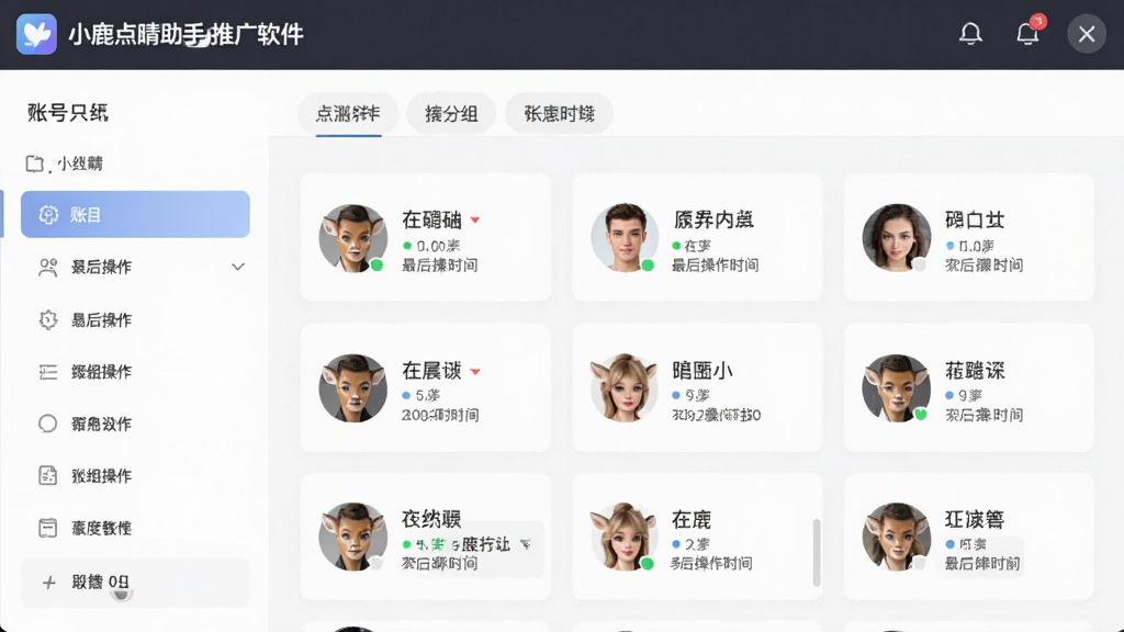 չʾС¹�㾦�����ƹ������Ķ��˺Ź������棬����Ϊ�˺��б�������ǩҳ�����������������������Ҳ��˺ſ�Ƭ������Լ����ϸ�ڰ���ͷ������״̬��������ʱ��ȣ����ʸɾ�������ͼƬ�д��С�С¹�㾦�����ƹ����������ֱ�ʶ