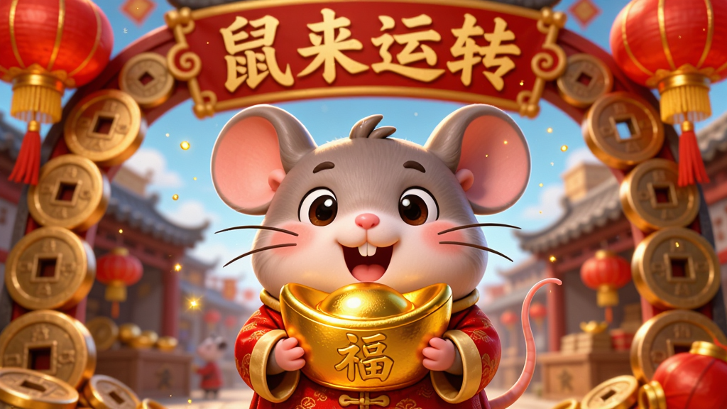 ���壺һֻԲ��ɰ���Ц�ݲ��õĿ�ͨС��������ɫ��ʽ���ۣ�˫������һ����������Ľ�ɫԪ����վ����ͭǮ�ͺ�������ɵĹ������롣���֣�С��λ�ڻ�������ƫ�£������Ǵ������µĹŴ�Ǯׯ�������Ϸ����ҡ�������ת�����ֺ�ɫ������Ű棺����ͻ���������黯�����ֺ�����ڶ����ƽ�ָ��ߴ������Q�濨ͨ��Ⱦ��ɫ���������ͣ�ϲ�����ֵĽ��շ�Χ��ϸ�ڣ�С�����������Ƥë����ϸ�壬��Ԫ���Ͽ��С������֣�����Ʈɢ�Ž�ɫ���ӡ����ʣ�8K���壬�ɾ����޶���Ԫ�ء�