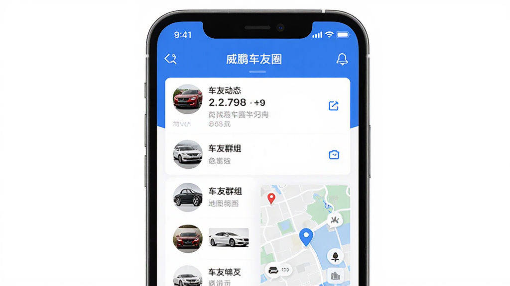 ��������Ϊ��������ȦAPP�Ľ���չʾ��һ�������ֻ���Ļ���Ծ�ͷ����Ļ����ʾ���Ѷ�̬�б�������Ⱥ�顢��ͼ��λ�Ⱥ��Ĺ���ģ�飬���岼������������������ɫ��������ִ���Լ��UI��ƾ��£����ʸ��壬�޶���Ԫ�أ��ɾ����䡣